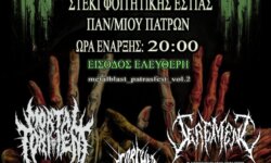 Metal Blast Patras Festival vol2 με Mortal Torment, Serement, Spit The Blood, Krushya, Scorched Earth το Σάββατο 10 Μαϊου