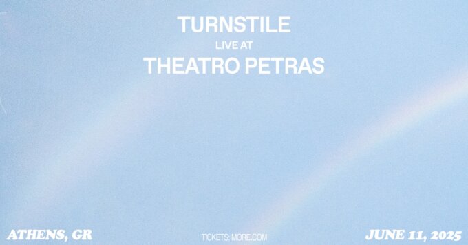 To EJEKT Festival παρουσιάζει τους Turnstile για πρώτη φορά στην Ελλάδα, στις 11 Ιουνίου στο Θέατρο Πέτρας!