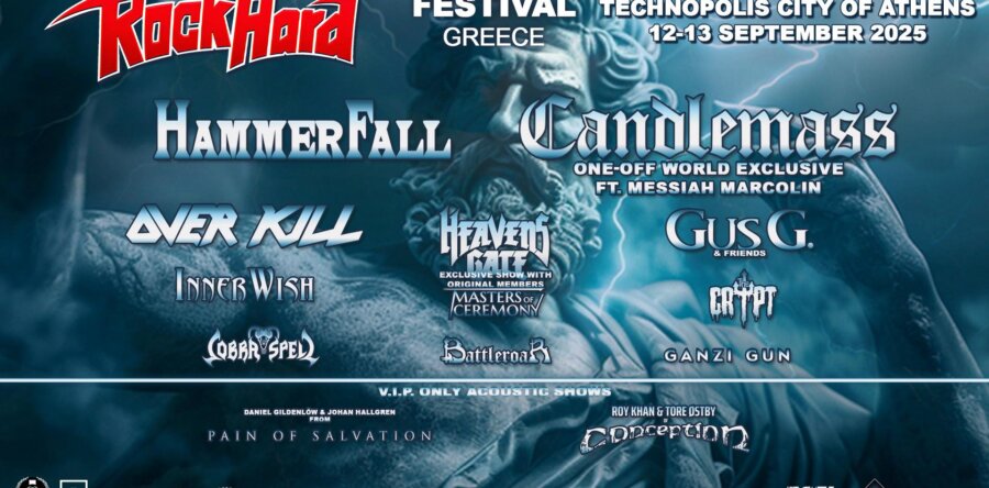 Μηνύματα από Leif Edling (Candlemass) και Sascha Paeth (Heavens Gate) για τις εμφανίσεις τους στο Rock Hard Festival Greece