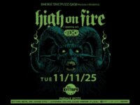 Οι HIGH ON FIRE για μία ζωντανή εμφάνιση στην Αθήνα, τον Νοέμβριο