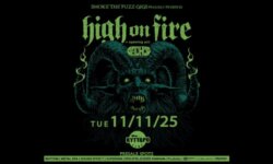 Οι HIGH ON FIRE για μία ζωντανή εμφάνιση στην Αθήνα, τον Νοέμβριο