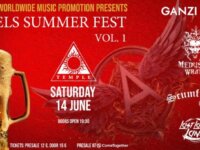ANGELS SUMMER FEST VOL.1 με GANZI GUN, MEDUSA’S WRATH, SCUMFUCKS, LAST LAUGH LANE @ Temple, το Σάββατο 14 Ιουνίου 2025