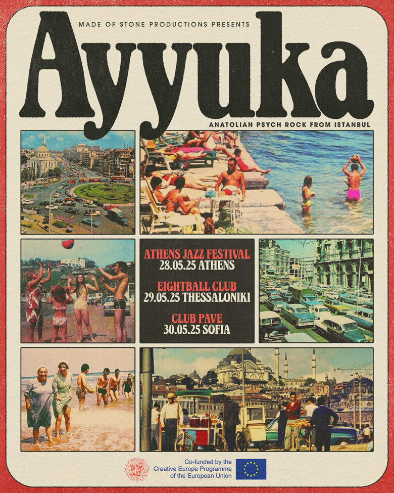 Οι Ayyuka φέρνουν το Anatolian Psych Rock τους, από τη Κωνσταντινούπολη στην Ελλάδα.