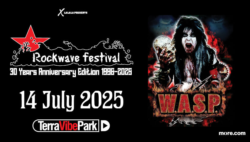 Rockwave Festival: Πρόγραμμα εμφάνισης W.A.S.P.,Skyclad, Anororimoi, Achelous, Κορώνα Γράμματα