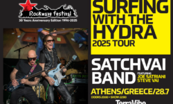SATCHVAI BAND featuring JOE SATRIANI & STEVE VAI:  Last Details | Δευτέρα 28 Ιουλίου | Terra Vibe