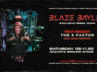 BLAZE BAYLEY: Halfway to 666 – το 50% των εισιτηρίων για το live στο Gazarte έχει εξαντληθεί!
