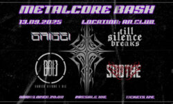 SAISEI, TILL SILENCE BREAKS, SOOTHE, BURIED BEFORE I DIE στο An Club, στις 13 Σεπτέμβρη