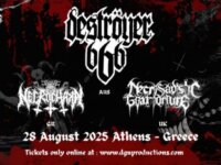 Ανταπόκριση: DESTRÖYER 666, Necrochakal, Necrosadistic Goat Torture @ Temple (28/08/2025)