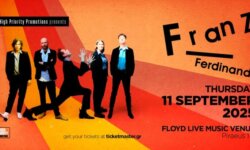 Οι Franz Ferdinand επιστρέφουν στην Αθήνα την Πέμπτη, 11 Σεπτεμβρίου, στο Floyd Live Music Venue