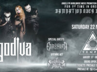 GODIVA – “DAMNATION OVER GREECE” + EONS AURA / SINISTROUS MIST– Σάββατο 22 Νοεμβρίου @ Temple, Αθήνα