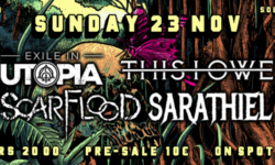 Exile In Utopia / This I Owe DOUBLE Release Show w/ support acts: Scarflood / Sarathiel @ An Club, την Κυριακή 23 Νοεμβρίου 2025, Αθήνα