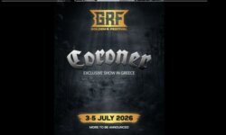 ΕΠΙΤΕΛΟΥΣ! Οι Coroner στην Ελλάδα και στο Golden R. Festival 2026!