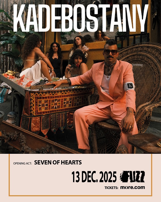 KADEBOSTANY | Οι Seven of Hearts ανοίγουν τη συναυλία | Σάββατο 13 Δεκεμβρίου | Fuzz Club