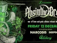 Absinthe Green @ Piraeus Club Academy, την Παρασκευή 12 Δεκεμβρίου 2025
