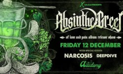 Absinthe Green @ Piraeus Club Academy, την Παρασκευή 12 Δεκεμβρίου 2025