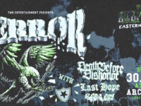Οι θρυλικοί TERROR και ένα all-star line up από δυναμίτες της παγκόσμιας hardcore σκηνής, Death Before Dishonor, Risk It και Last Hope την Κυριακή 30 Νοεμβρίου, ARCH Club, Αθήνα