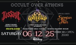 OCCULT OVER ATHENS:  MIRROR / PASSAGE / STYGIAN PATH @ Piraeus Academy, το Σάββατο 6 Δεκεμβρίου 2025, Αθήνα