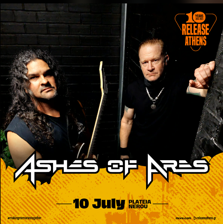 Οι Ashes of Ares στο Release Athens 2026,μαζί με Helloween και Saxon!