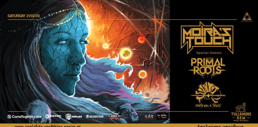 Οι Moira’s Touch παρουσιάζουν ζωντανά το debut album τους στο Temple. Μαζί τους οι Primal Roots και Daisy On A Shelf