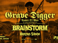 GRAVE DIGGER με BRAINSTORM και BLAZON STONE στις 27 Απριλίου @ Gagarin 205, Αθήνα