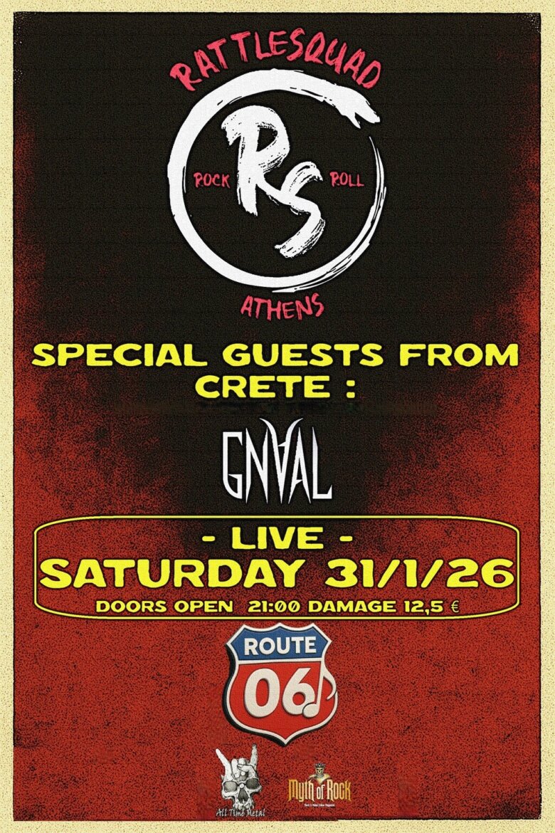 RATTLESQUAD+ Gnaal Live@ Route06 το Σάββατο 31 Ιανουαρίου 2026