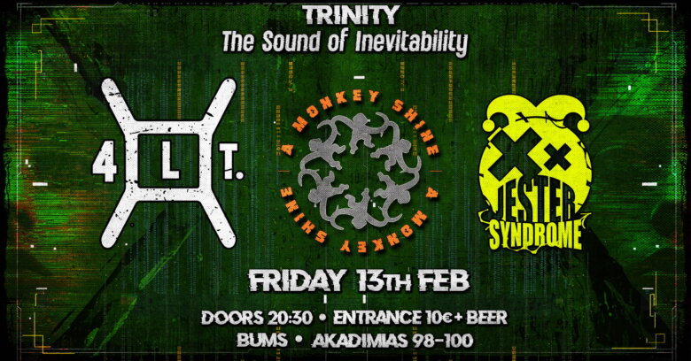4LT, A MONKEY SHINE, JESTER SYNDROME @ BUMS, την Παρασκευή 13 Φεβρουαρίου 2026 – Αθήνα