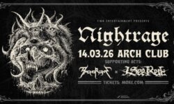 NIGHTRAGE, AMONGRUINS, I SEE RED Live @ Arch Club, το Σάββατο 14 Μαρτίου 2026