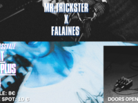 Οι FALAINES μαζί με τον MR TRICKSTER και τους GLASSVALE στην σκηνή του ΙΛΙΟΝ plus.