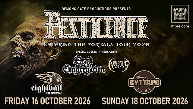 Death Metal μακελείο με την επιστροφή των Pestilence στην Ελλάδα!
