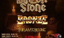 Οι BLAZON STONE / BRONZE/ BRAVERIDE στη Θεσσαλονίκη, την Παρασκευή  24 Απριλίου 2026 @ Eightball club