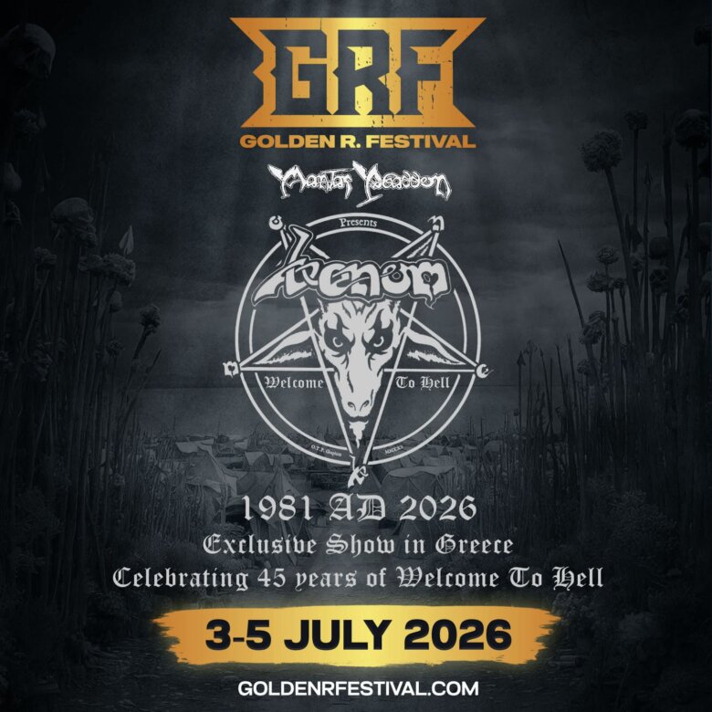 Οι MANTAS / ABADDON (VENOM) ενώνονται για τα 45 χρόνια του “Welcome To Hell” στο GOLDEN R. FESTIVAL