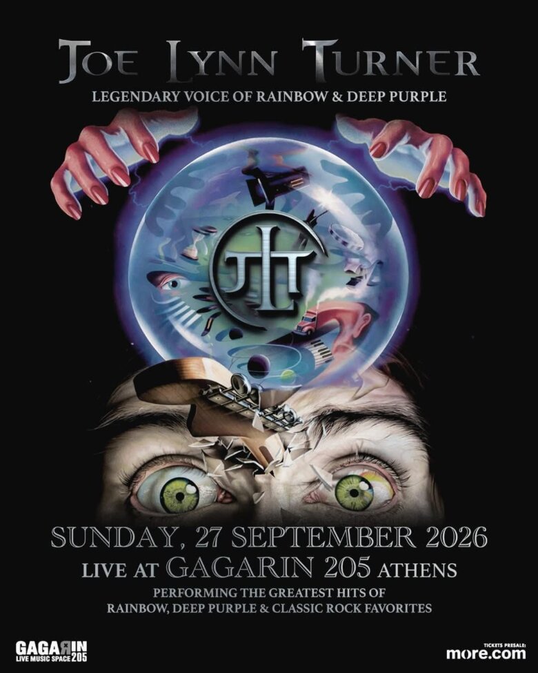 Ο JOE LYNN TURNER στις 27 Σεπτεμβρίου στο Gagarin 205 – Αθήνα