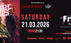 SUICIDAL ANGELS w/ support : Nomen illi Mors+ Infertale @ FRIDA, το Σάββατο 21 Μαρτίου 2026 – Πάτρα
