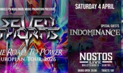 Οι Δανοί SEVEN THORNS φέρνουν στην Ελλάδα το “THE ROAD TO POWER” European Tour 2026 για πρώτη φορά! Σάββατο 4 Απριλίου @ ΝOSTOS, Ξάνθη.