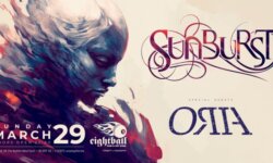 Sunburst w/ Oria ζωντανά στη Θεσσαλονίκη την Κυριακή 29 Μαρτίου 2026 @ Eightball Club