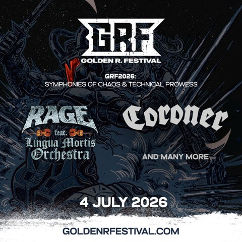 RAGE feat. Lingua Mortis Orchestra + CORONER , οι πρωταγωνιστές της 2ης ημέρας του GRF2026 – Σάββατο 4 Ιουλίου!