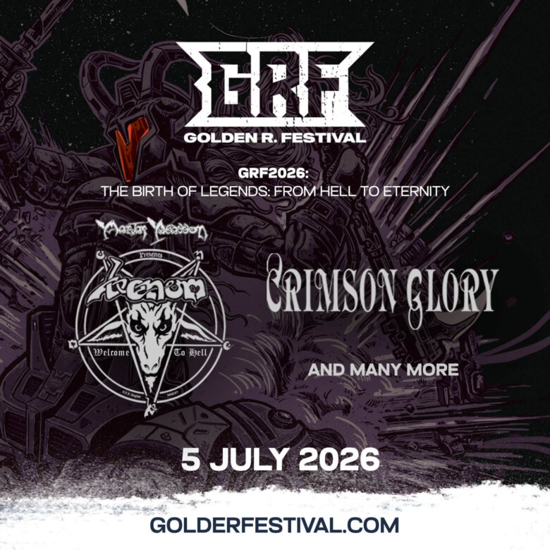 Venom (Mantas + Abaddon) + Crimson Glory : Οι πρωταγωνιστές της 3ης ημέρας του GRF2026 – την Κυριακή 5 Ιουλίου!