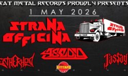 STRANA OFFICINA w/ LEATHERHEAD, ASEDIO, PASSAGE την Παρασκευή 1η Μάη στο Κύτταρο