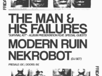 Οι The Man & His Failures παρουσιάζουν το νέο άλμπουμ ‘Survival Kit’ 8 Μαΐου @ ΙΛΙΟΝ plus