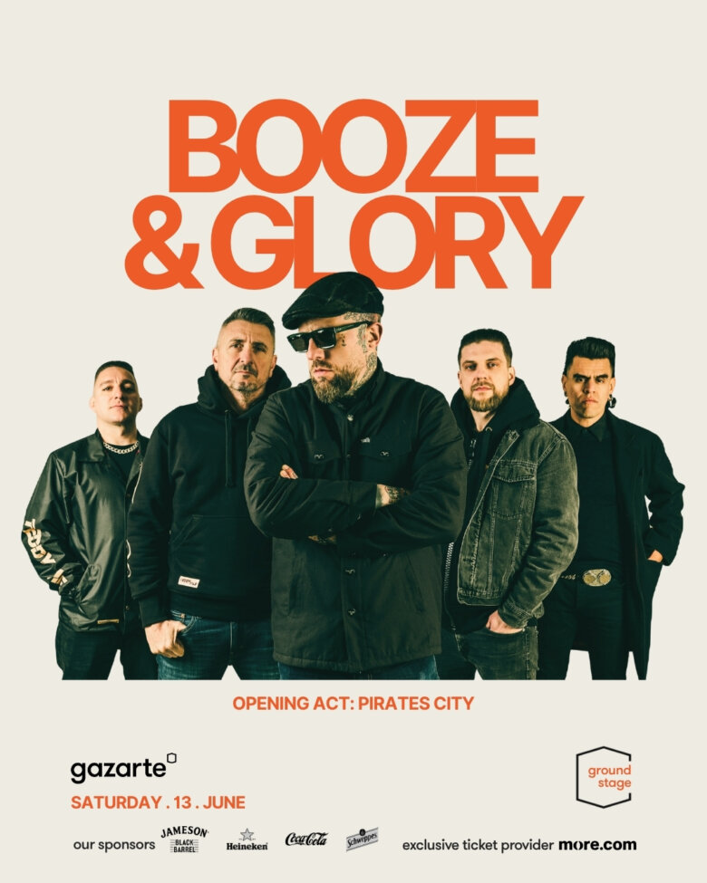 Οι Booze & Glory, ένα από τα πιο δυνατά ονόματα της ευρωπαϊκής street punk / Oi! σκηνής, έρχονται στην Αθήνα.