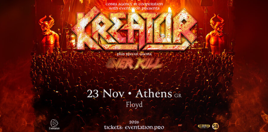 KREATOR & OVERKILL: Στις 23 Νοεμβρίου στο Floyd